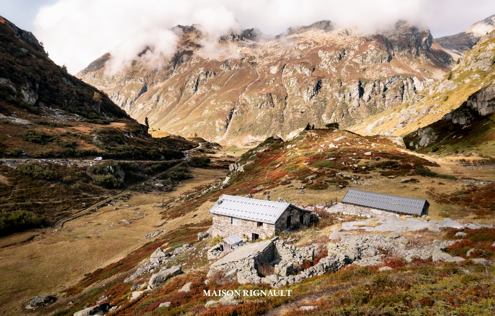 Chalet d’alpage dans la vallée du Ruitor